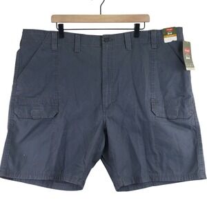 Wrangler Outdoor Performance Relaxed Fit Cargo Shorts Gray Mens 46 NW934AN NWT
